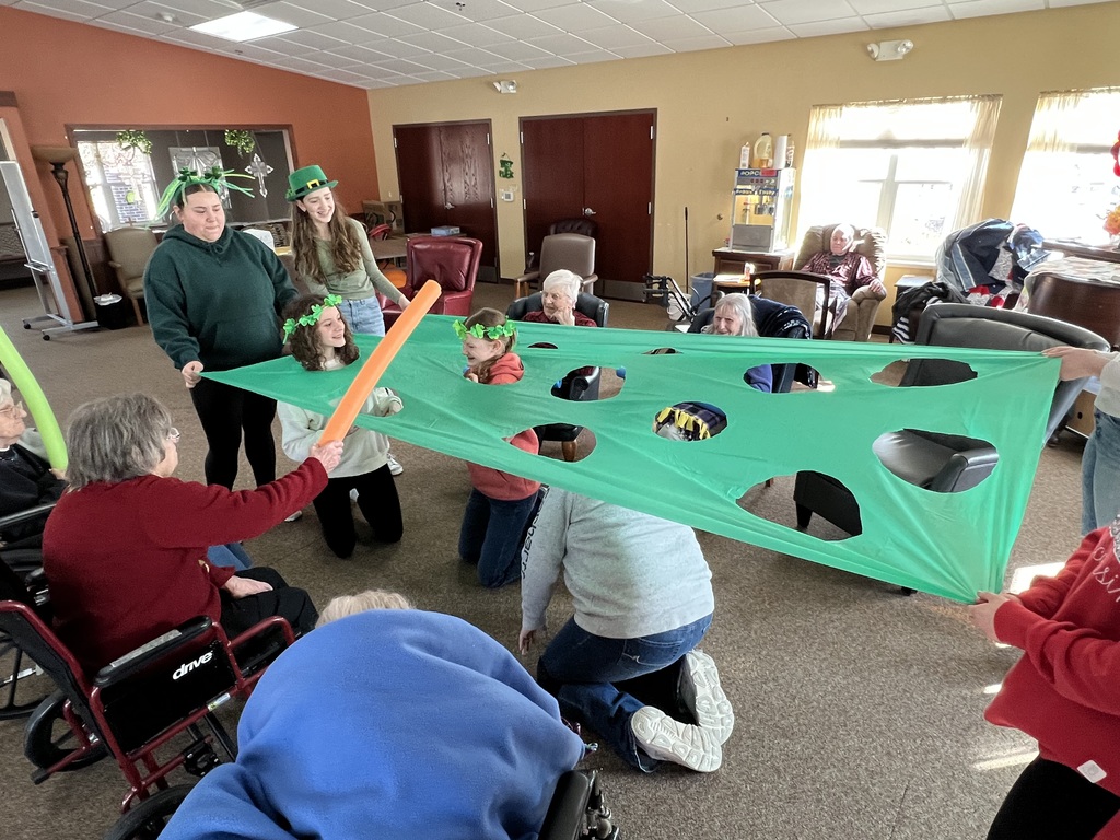 Student council visits Lily Meadows