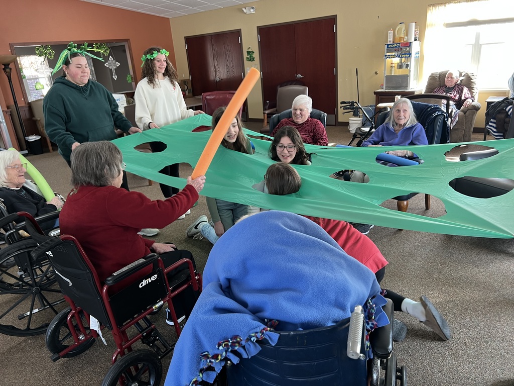 Student council visits Lily Meadows