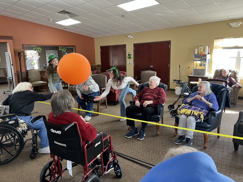 Student council visits Lily Meadows