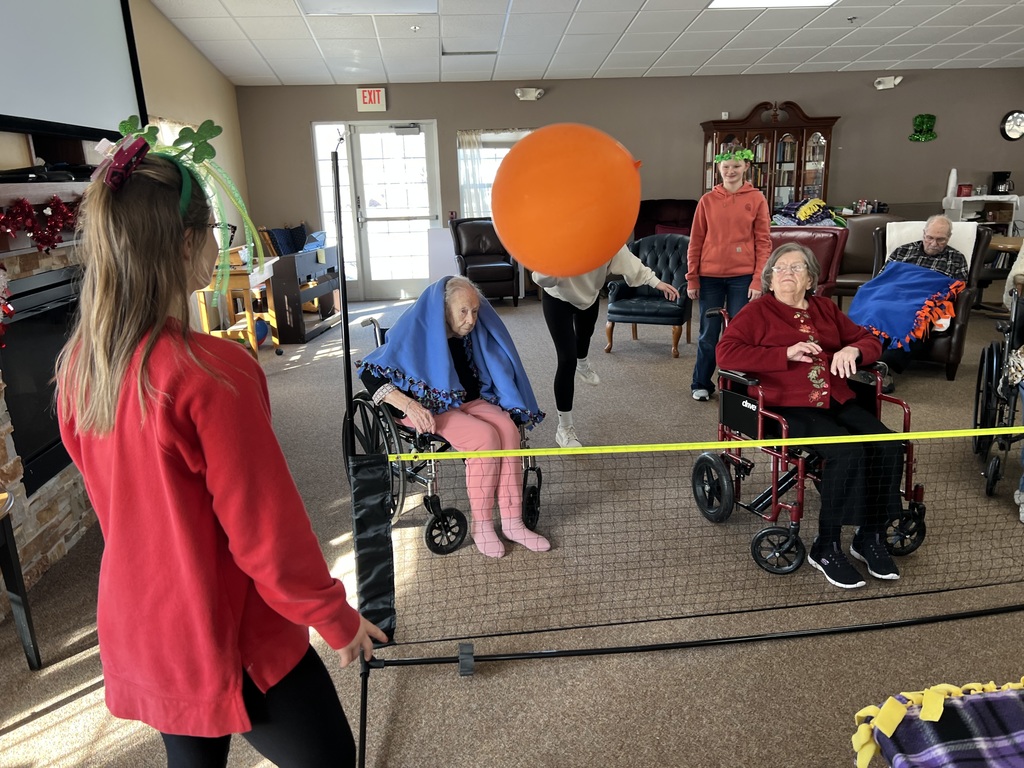 Student council visits Lily Meadows