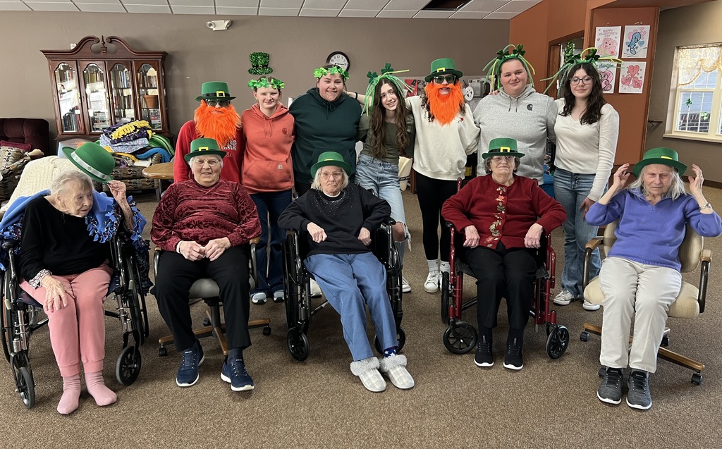 Student council visits Lily Meadows