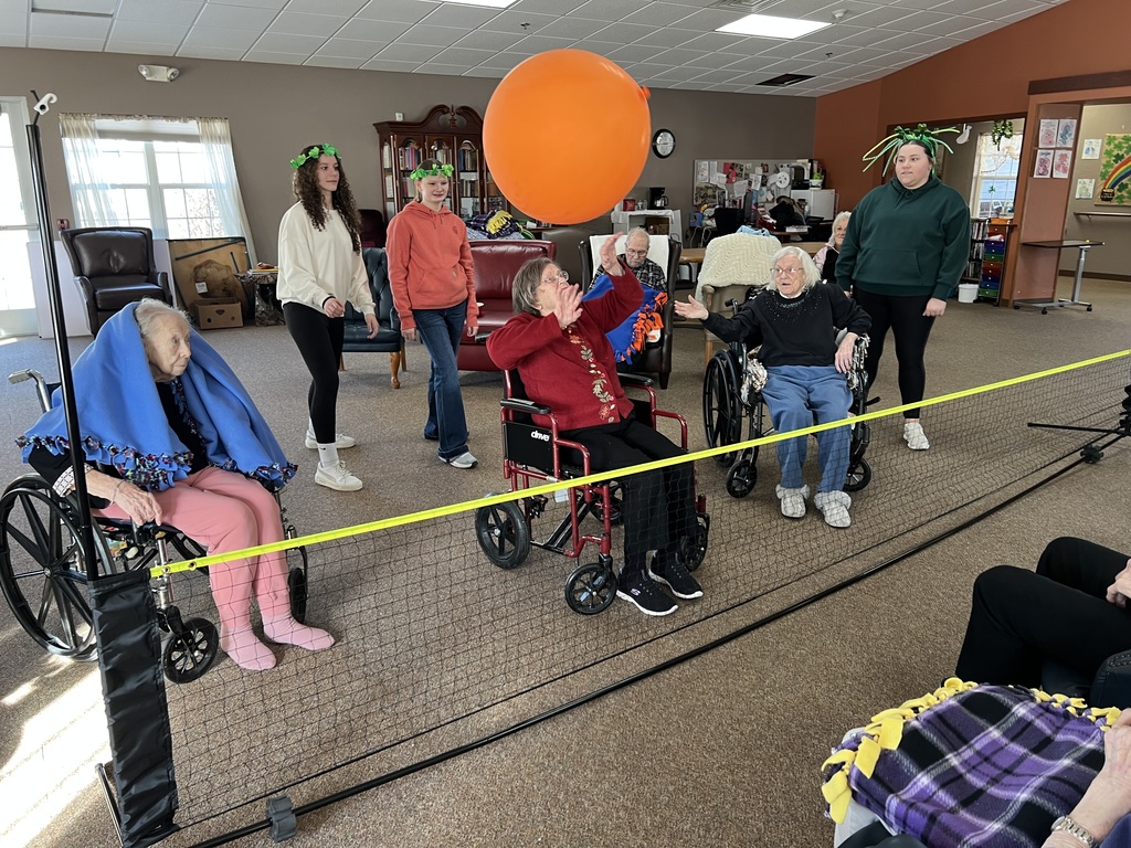 Student council visits Lily Meadows