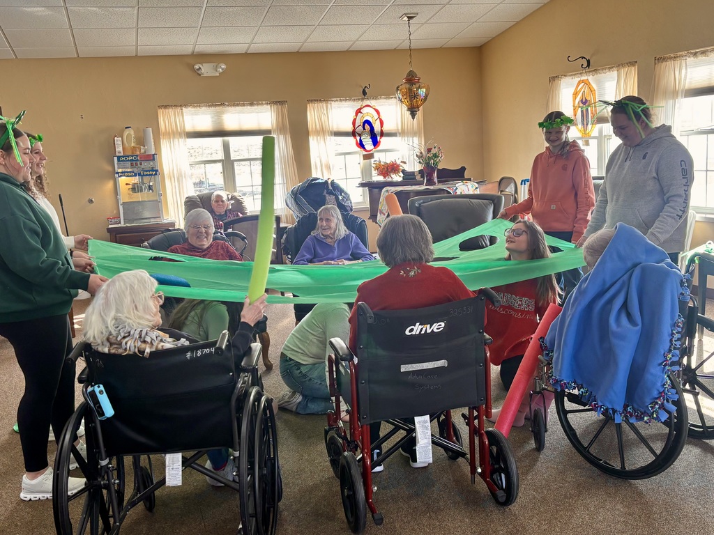 Student council visits Lily Meadows