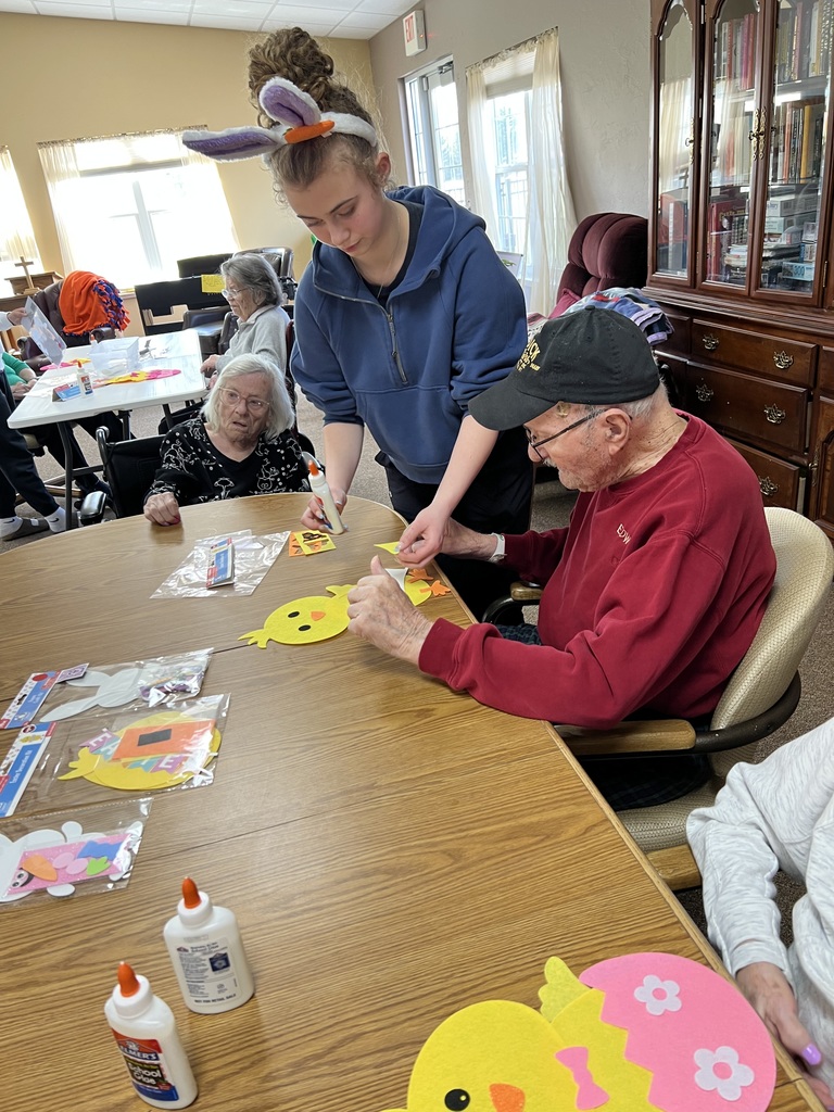 Student council visits Lily Meadows