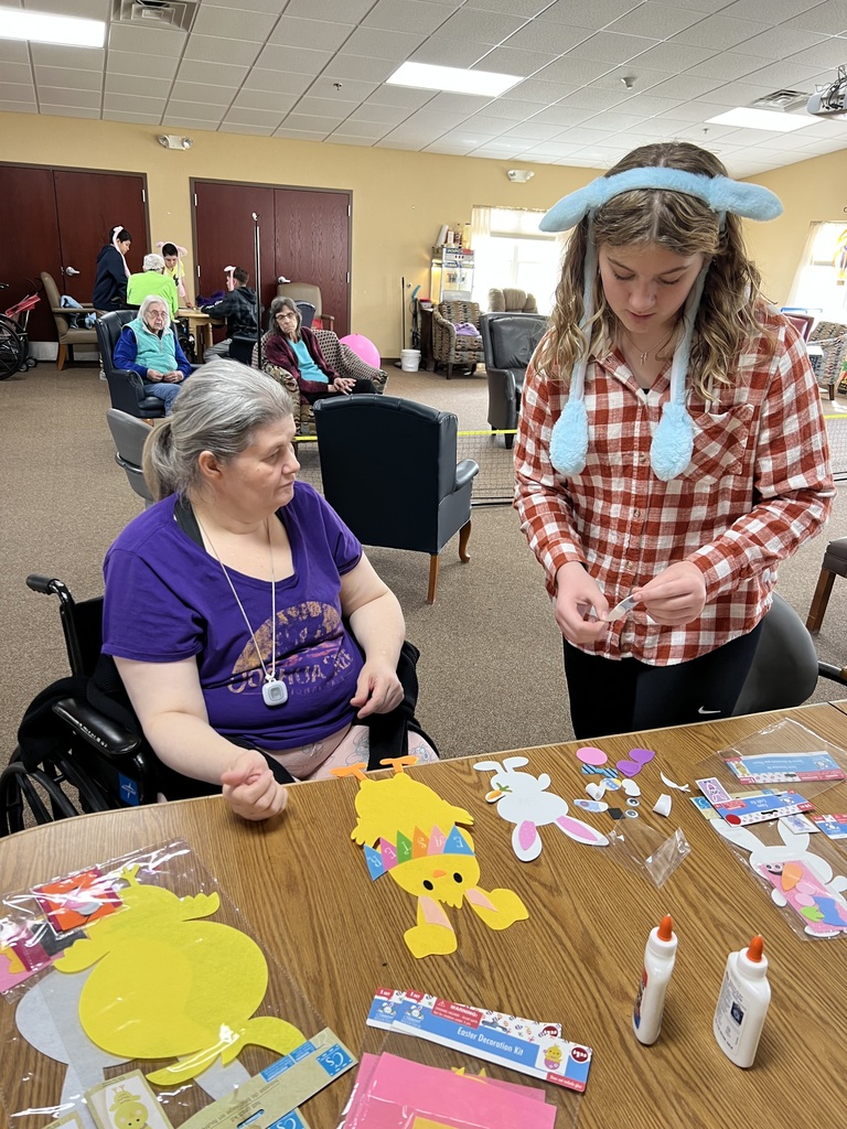 Student council visits Lily Meadows