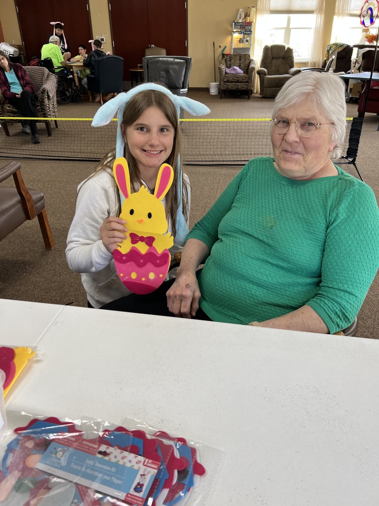 Student council visits Lily Meadows