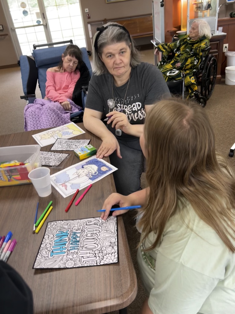 Student council visits Lily Meadows