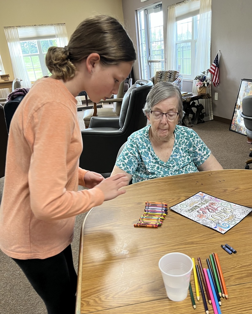 Student council visits Lily Meadows