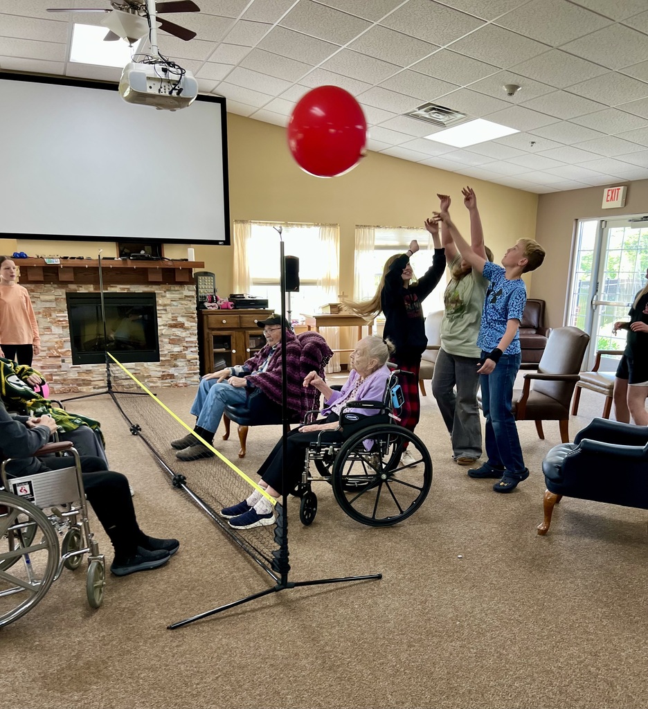 Student council visits Lily Meadows
