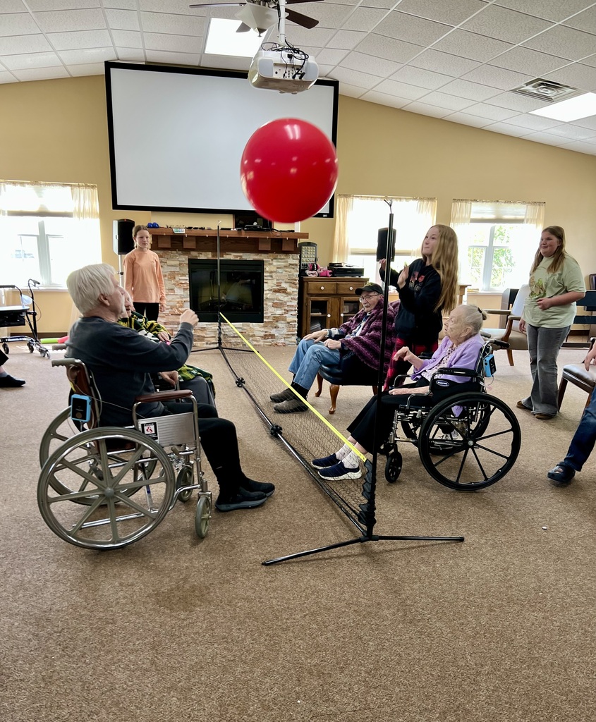 Student council visits Lily Meadows