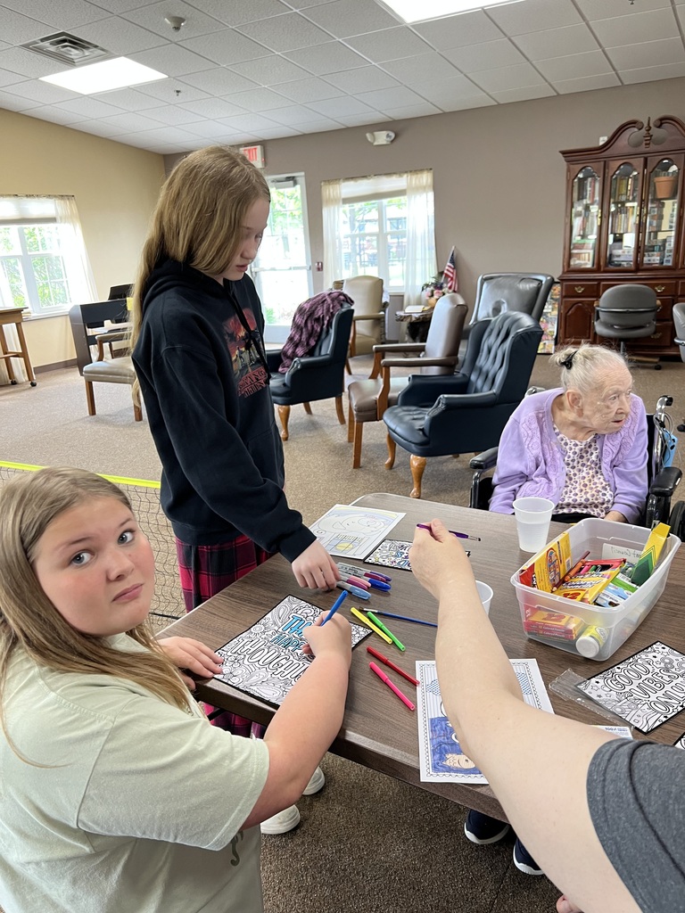 Student council visits Lily Meadows