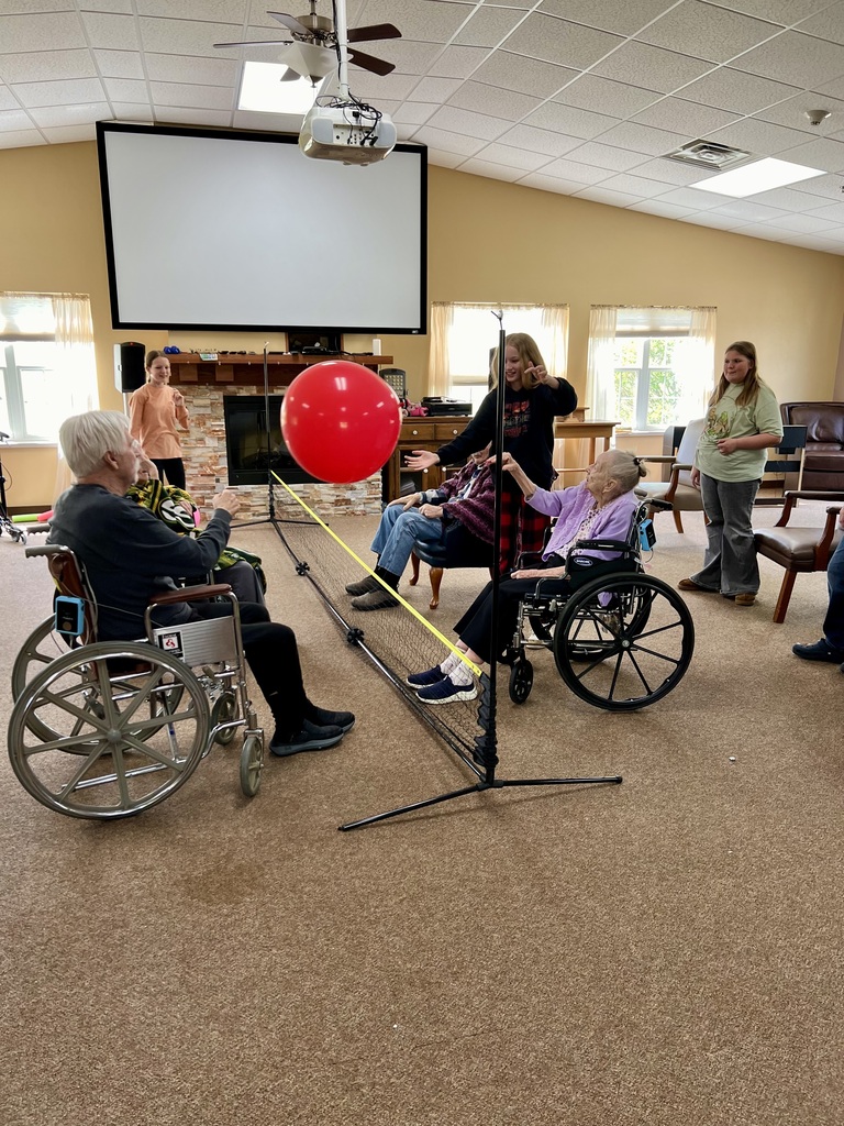 Student council visits Lily Meadows
