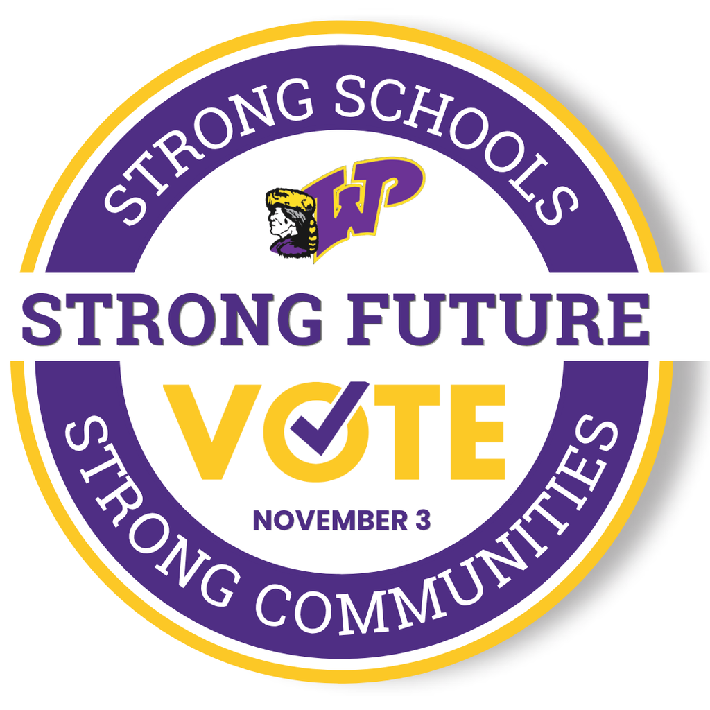 Strong Schools, Strong Communities, Strong Future, Vote Nov. 3rd.