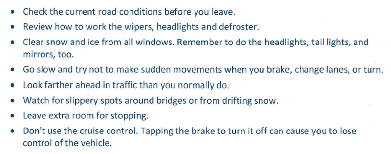 driving safety tips