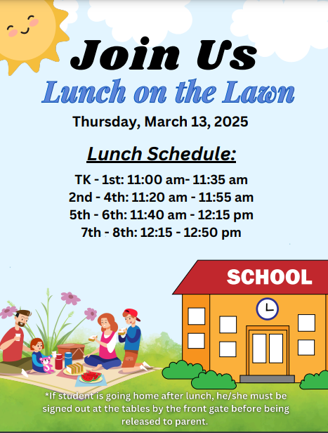lunch on the lawn 