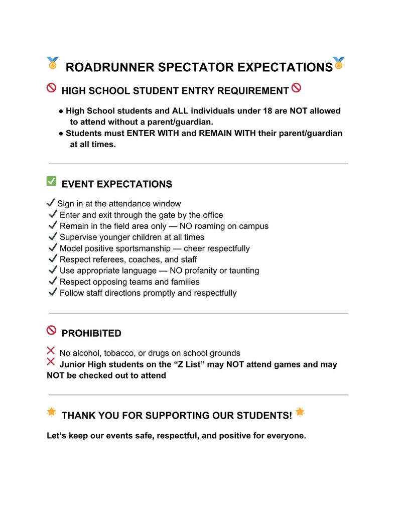 Spectator Expectations
