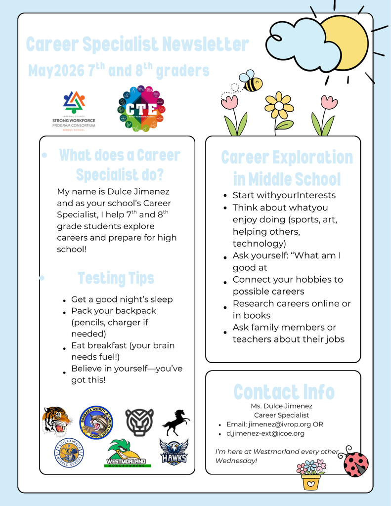 Career Specialist May Bulletin