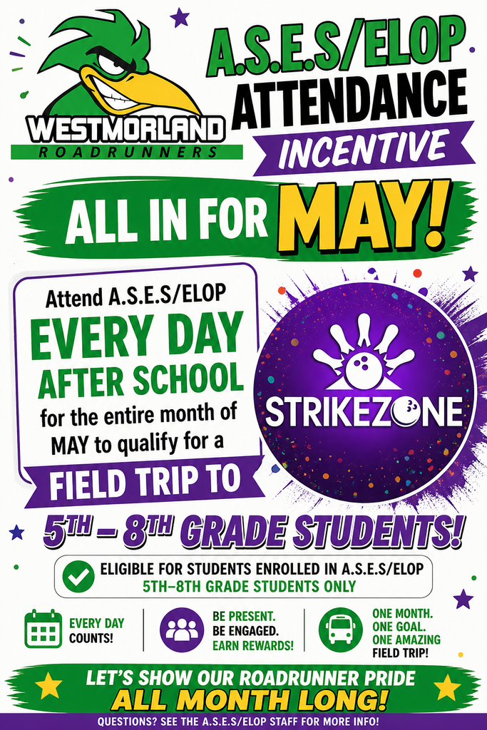 Attendance ASES incentive for May