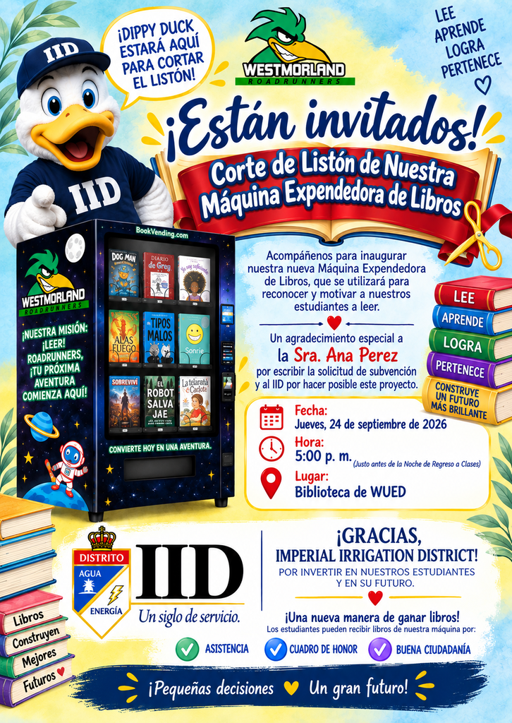 Book Vending Machine Spanish