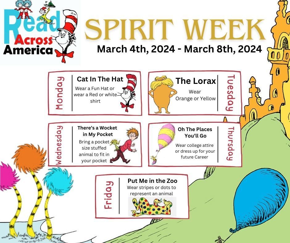 Dr. Seuss Spirit Week
