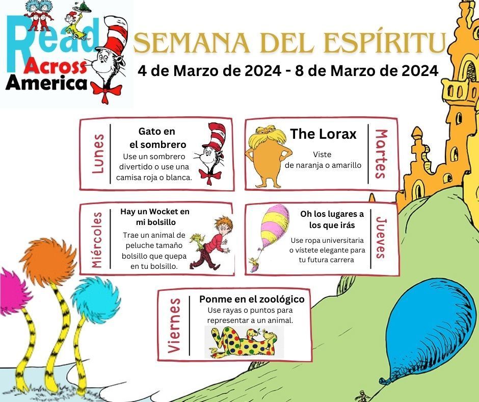 Dr. Seuss Spirit Week