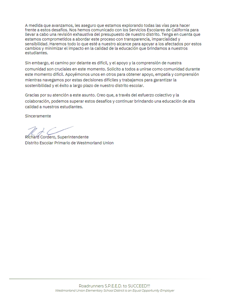 Letter spanish 2