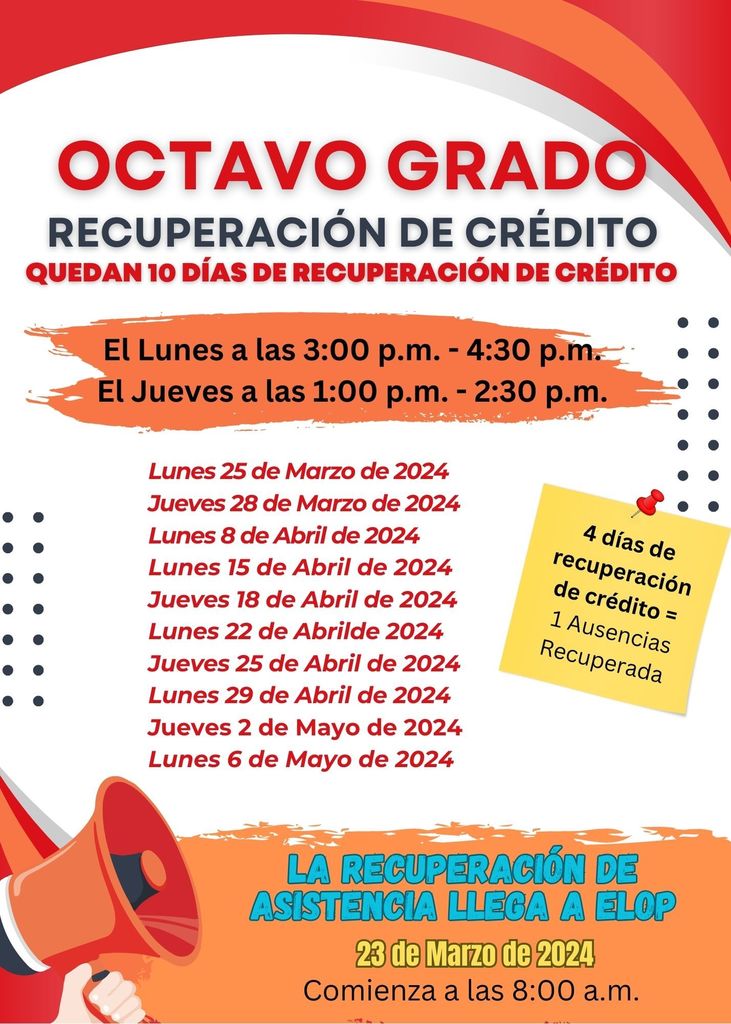 8th Grade Credit Recovery