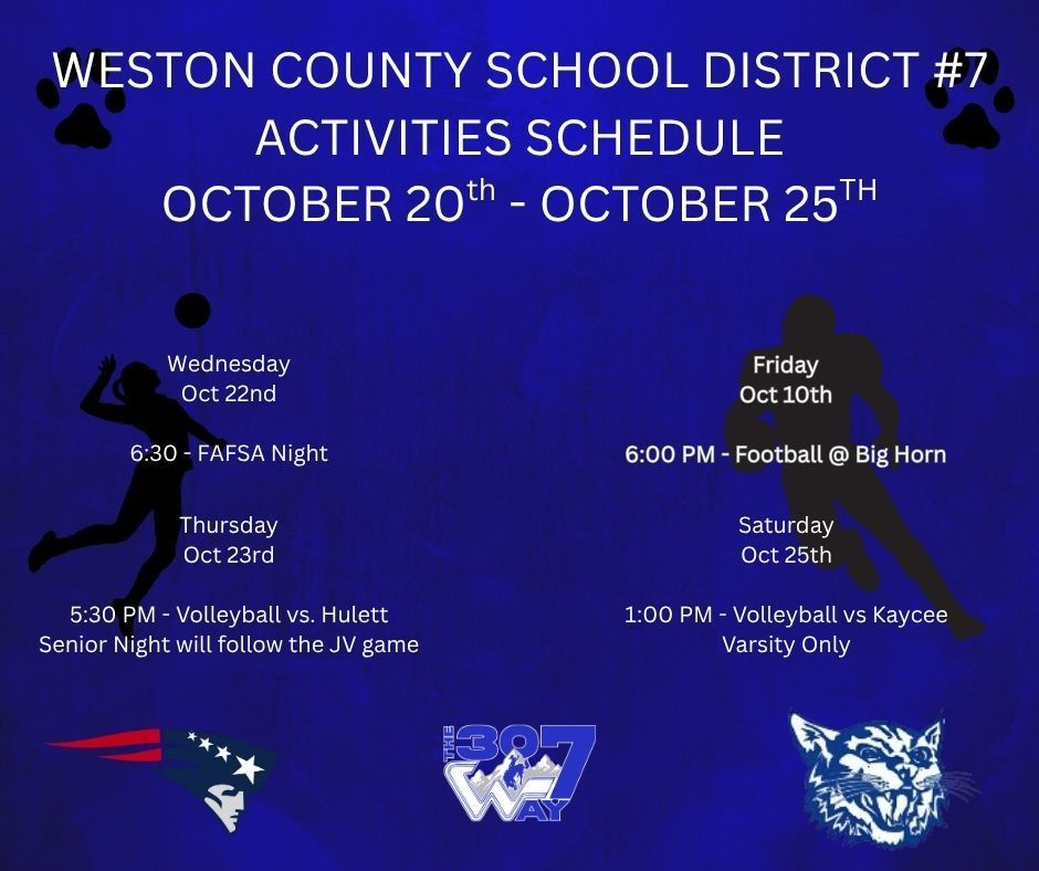 WESTON COUNTY SCHOOL DISTRICT #7 ACTIVITIES SCHEDULE (3)