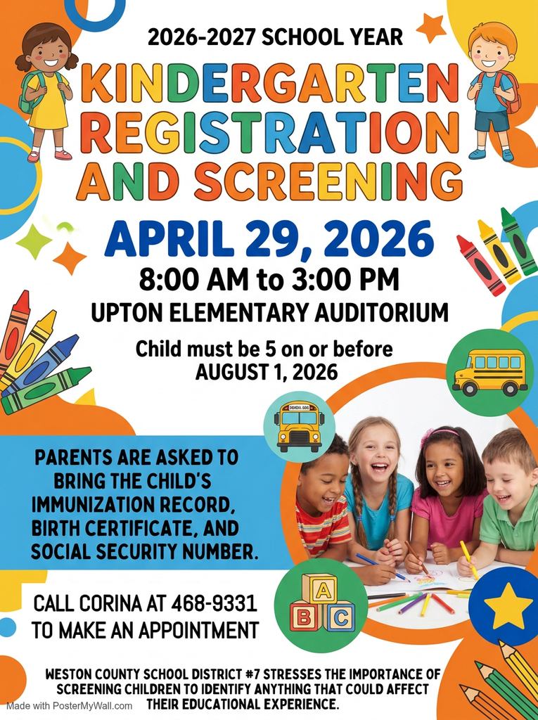 Kindergarten Registration 2026-2027 School Year