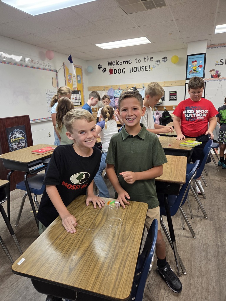 "Fourth grade enjoyed working together to "Save Fred" during science.