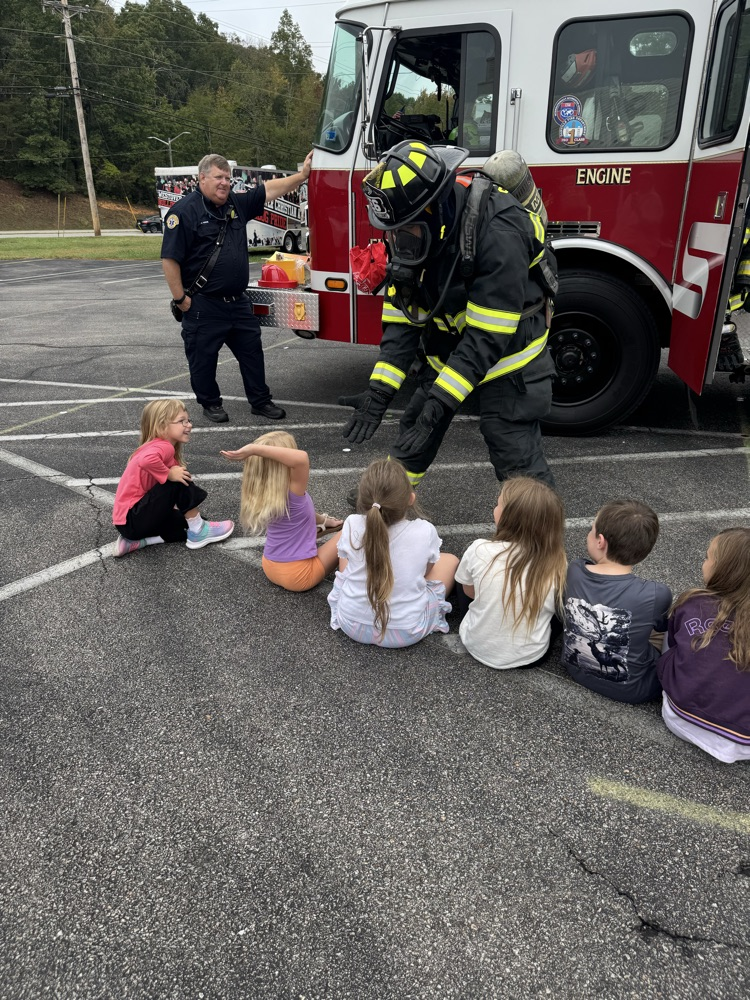 Firefighter visit