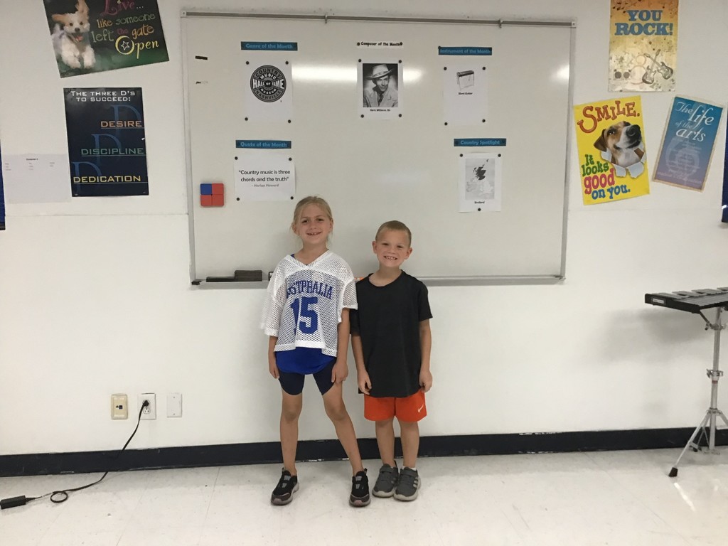 First Grade - Hannah Johnson and Rowen McLaughlin