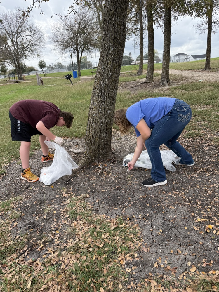 NJHS cleaned up Celebration Park as their monthly Community Service project!