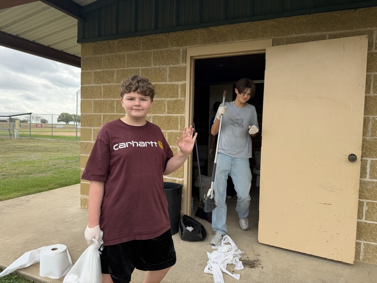 NJHS cleaned up Celebration Park as their monthly Community Service project!