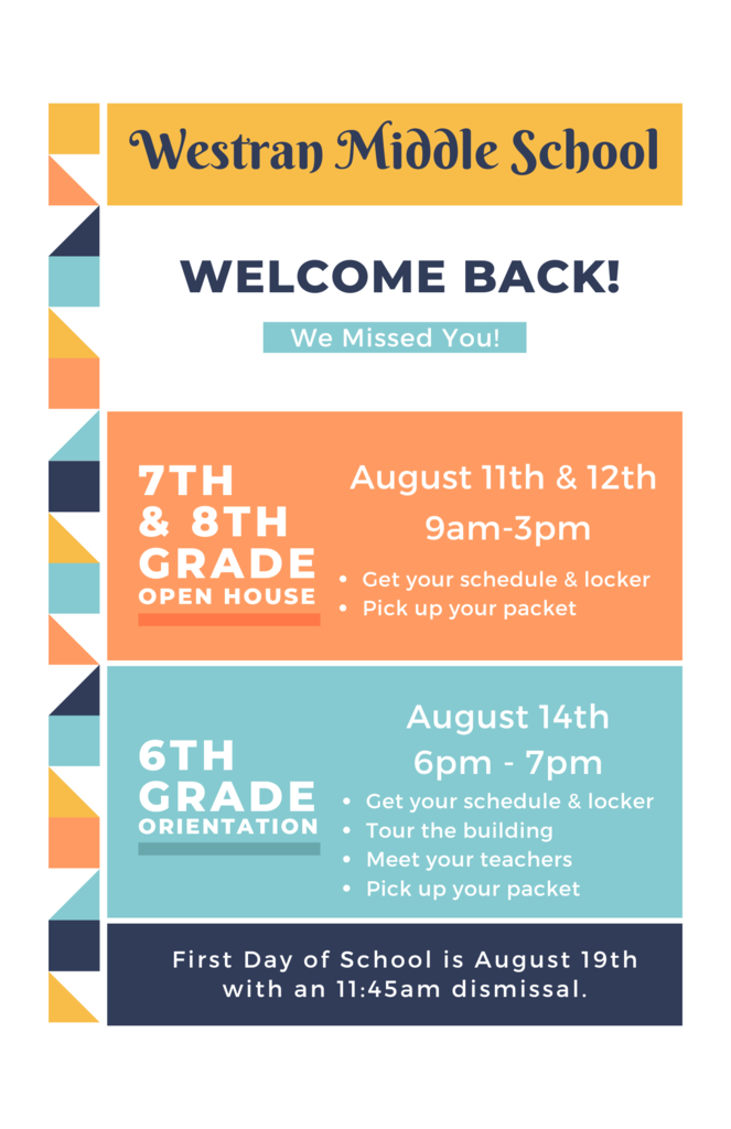 WMS Open House and Orientation