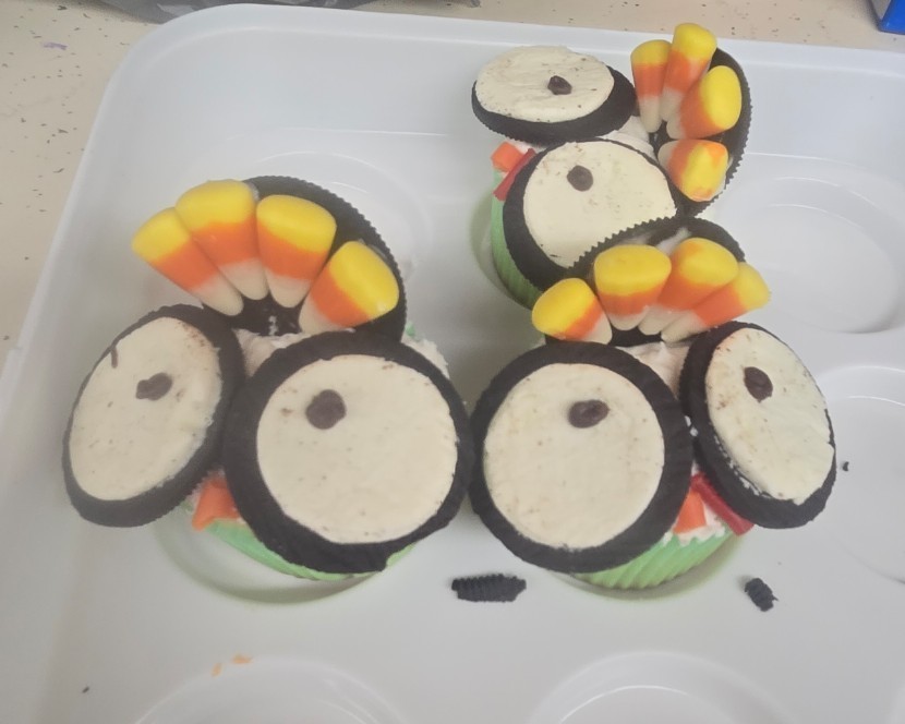Turkey cupcakes!