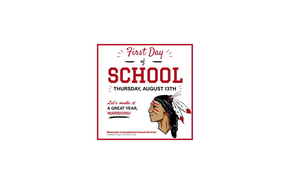 First Day of school, August 13, 2025
