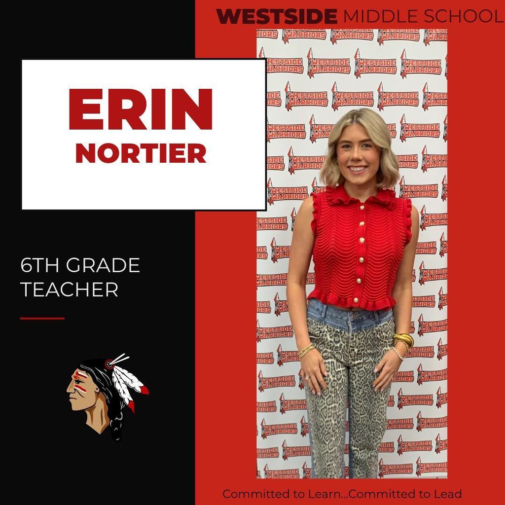🎉📚 Exciting news for Westside Middle School! 🎉📚  This year, we’re adding [# of new teachers] fantastic educators to our Warrior Family. Their talent and dedication are sure to make this school year one to remember for our students.  Join us in welcoming them to Westside Middle, where great things are ahead!