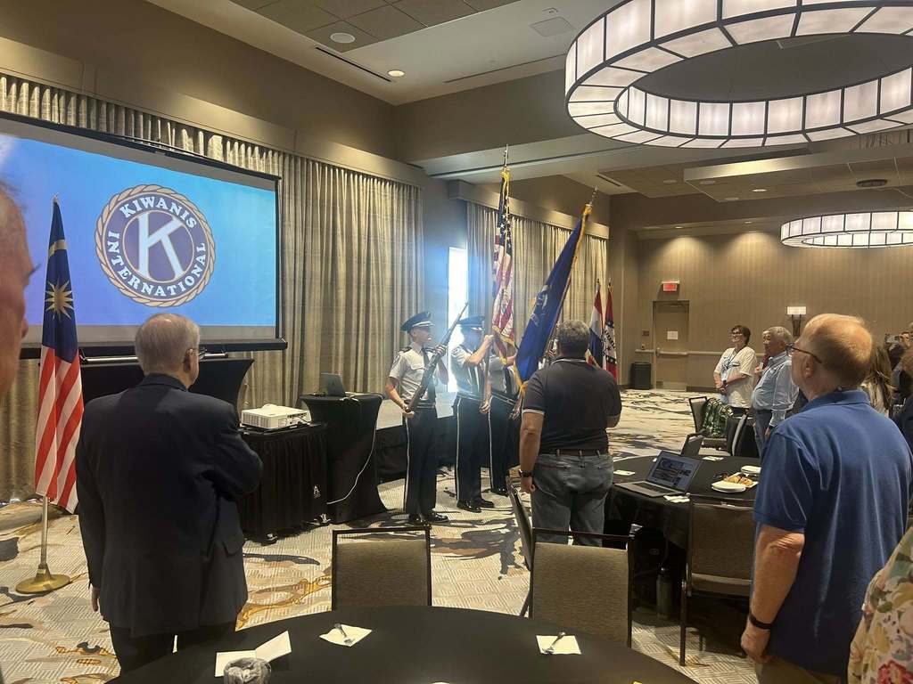 Even during their summer break, our incredible WHS AFROTC cadets stepped up to serve! On Friday, August 8, 2025, they proudly presented the Color Guard at the Kiwanis International District Meeting, held at the Red Wolf Convention Center.  Cadet Tribble led the team as commander, with Cadet Forkum carrying the JROTC flag, and Cadets Lesley and Harbin on rifles. Cadet Bright gave a beautiful performance of the National Anthem.  We are so proud of their professionalism, teamwork, and dedication. Great job, cadets!  ❤️🤍
