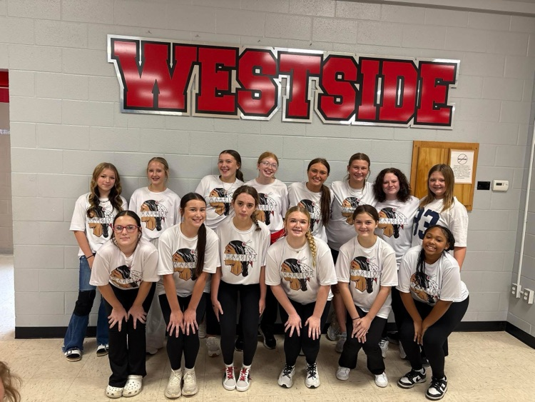 7th Grade girls volleyball members were announced today during their lunch as they begin their season tonight! Go Lady Warriors!!