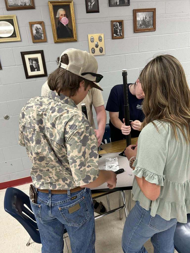 🌟 Learning by Doing 🌟 Mrs. Phillips’ 4th block Ag Mechanics students are showing the power of hands-on learning. This week, they assembled new desks for Coach Brown, combining practical skills with community service. The students worked hard, had fun, and made a real difference!