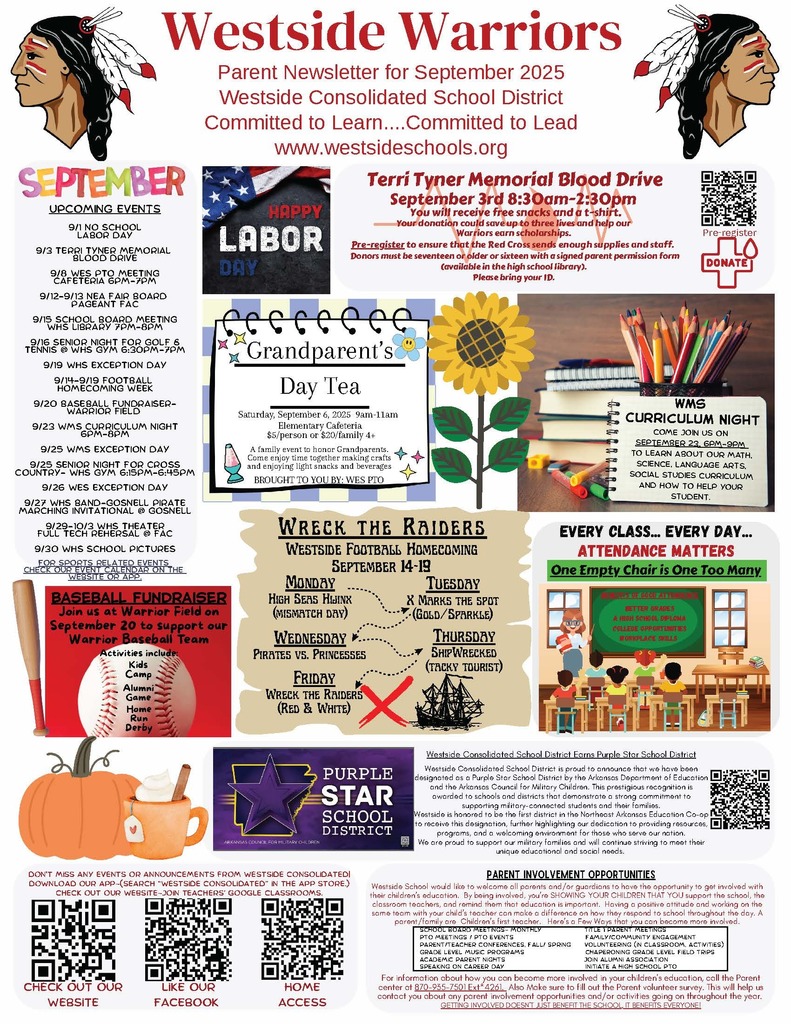🍂 September is here! Stay up-to-date with all the upcoming events and announcements in this month’s Parent Newsletter.