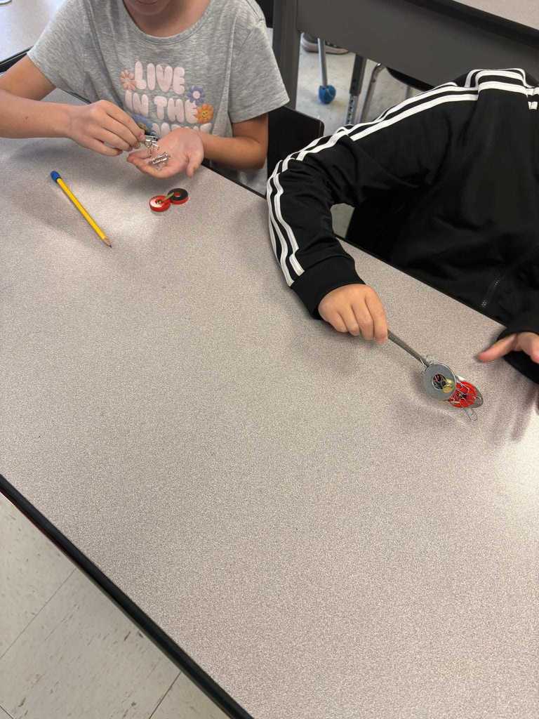🌟 Science fun in Ms. Dement’s third grade class! 🌟 Earlier this week, Ms. Dement’s third grade class became scientists, testing different objects to discover what magnets attract.  Our Warriors showed curiosity, teamwork, and lots of excitement as they explored science in action!
