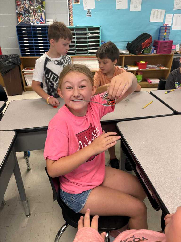 🌟 Science fun in Ms. Dement’s third grade class! 🌟 Earlier this week, Ms. Dement’s third grade class became scientists, testing different objects to discover what magnets attract.  Our Warriors showed curiosity, teamwork, and lots of excitement as they explored science in action!