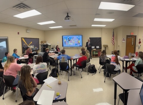 Westside High School was proud to welcome State Representative Dwight Tosh today. He spent time in a couple of classrooms and took questions from our students.  His first stop was Coach Brown’s Civics class, where students were discussing the United States Constitution. Representative Tosh shared how his work in the Arkansas Legislature connects to protecting and upholding the Constitution, giving students a real-world look at what they’ve been studying.  He then visited Mr. Miller’s U.S. History class, where students have been learning about the Great Depression. As part of their project, they prepared Depression-era foods and invited Representative Tosh to try some of their dishes. He was a good sport and sampled several while talking with the class.  Our students asked thoughtful questions and represented Westside well. We appreciate Representative Tosh for taking the time to visit and spend part of his day with us.