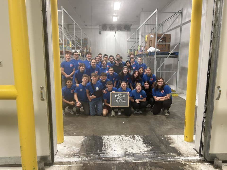 This week, the WHS AFJROTC volunteered at the NEA Food Bank, helping pack meals for our community.   These cadets continue to show what it means to serve others and strengthen our community through their dedication and hard work.   Way to go, Warriors! Keep leading, serving, and inspiring. ❤️🤍