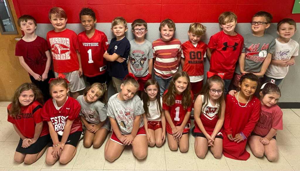 Our Lil Warriors saved the best for last — showing up today in full school colors and filling the halls with  Warrior Spirit! ❤️🤍💪  It’s been an amazing Spirit Week, and we are so proud of the fun, creativity, and pride our students have shown each day.   Great job, Lil Warriors — now let’s carry that energy into tonight’s Homecoming Game and cheer loud for  our Warriors! ❤️🤍❤️🤍❤️🤍❤️🤍❤️🤍