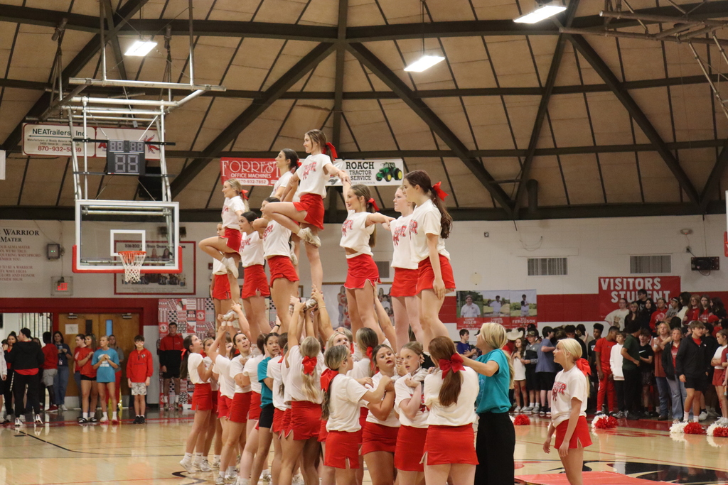 Our Warriors packed the gym for an unforgettable Homecoming Pep Rally filled with energy, laughter, and school spirit.