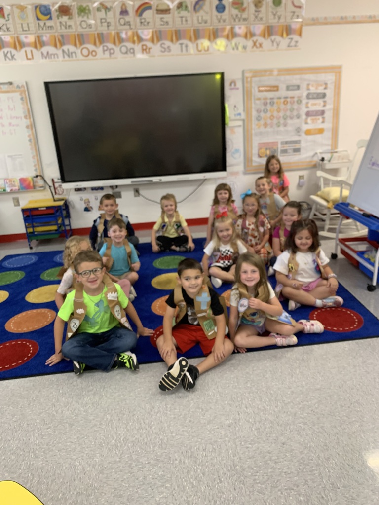 Our amazing WES Kindergarten students have officially completed ABC Bootcamp — learning a letter a day for 26 days! 🙌🙌  Today, they celebrated with a fun ABC Parade, proudly walking the halls in vests they designed, each decorated with a different letter. ❤️🤍  Since our kindergarten teachers began this special bootcamp three years ago, our student data has grown by leaps and bounds — and today was a perfect reminder of how exciting learning can be! ✨💪   Missed the parade? You can still catch the fun on our Facebook Live video from this morning!  Way to go, Lil' Warriors! 👏👏