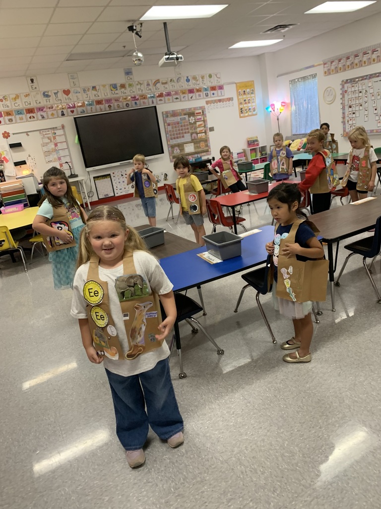 Our amazing WES Kindergarten students have officially completed ABC Bootcamp — learning a letter a day for 26 days! 🙌🙌  Today, they celebrated with a fun ABC Parade, proudly walking the halls in vests they designed, each decorated with a different letter. ❤️🤍  Since our kindergarten teachers began this special bootcamp three years ago, our student data has grown by leaps and bounds — and today was a perfect reminder of how exciting learning can be! ✨💪   Missed the parade? You can still catch the fun on our Facebook Live video from this morning!  Way to go, Lil' Warriors! 👏👏